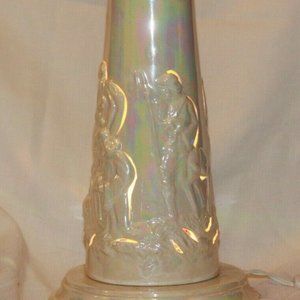Rare 1982 Vintage Atlantic Mold Ceramic Christmas Lighted NATIVITY SCENE